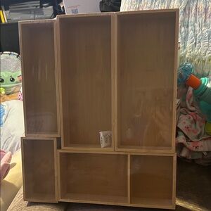 NWT 5-Piece Wooden Organizer